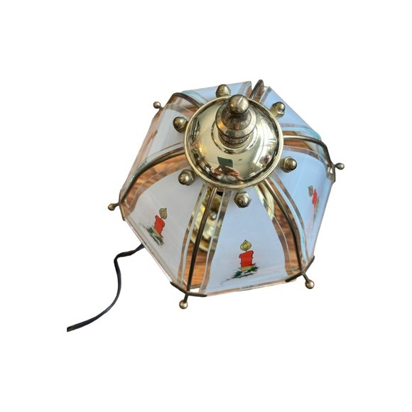 Vintage 1993 Christmas Candle Touch Lamp with Flame Candle Bulb 12" - Picture 6 of 11